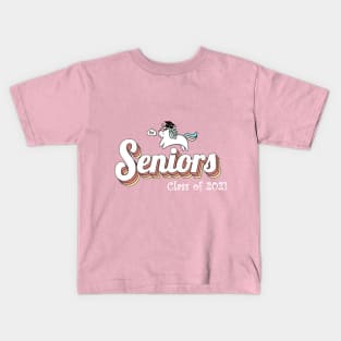 seniors unicorn Kids T-Shirt